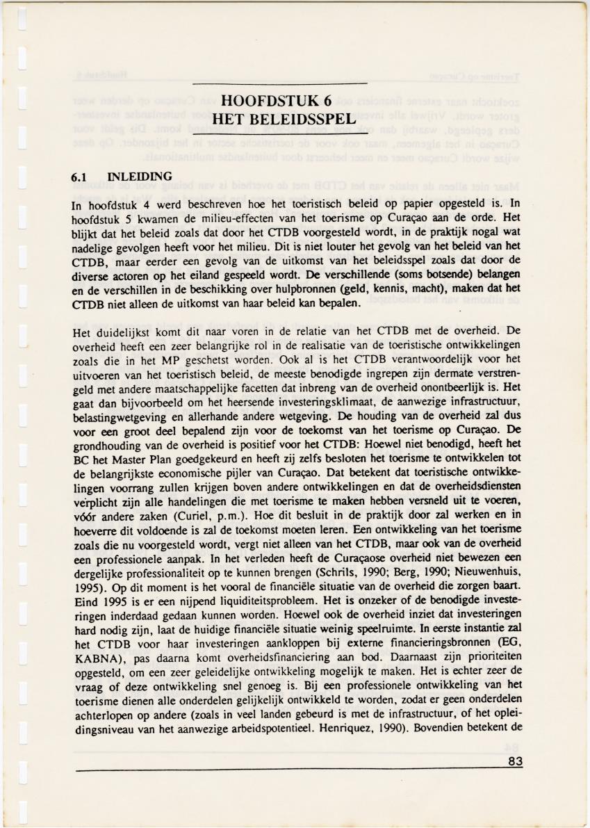Toerisme op Curacao, een gouden strohalm aan een zijden draadje - Page 83