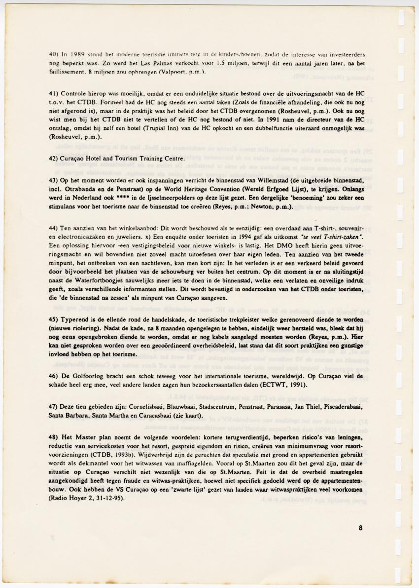 Toerisme op Curacao, een gouden strohalm aan een zijden draadje - Page 158