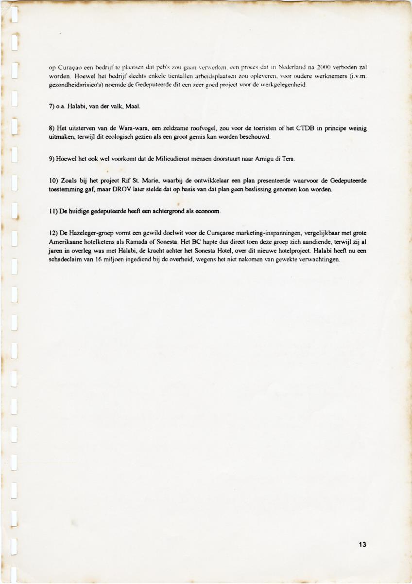 Toerisme op Curacao, een gouden strohalm aan een zijden draadje - Page 163