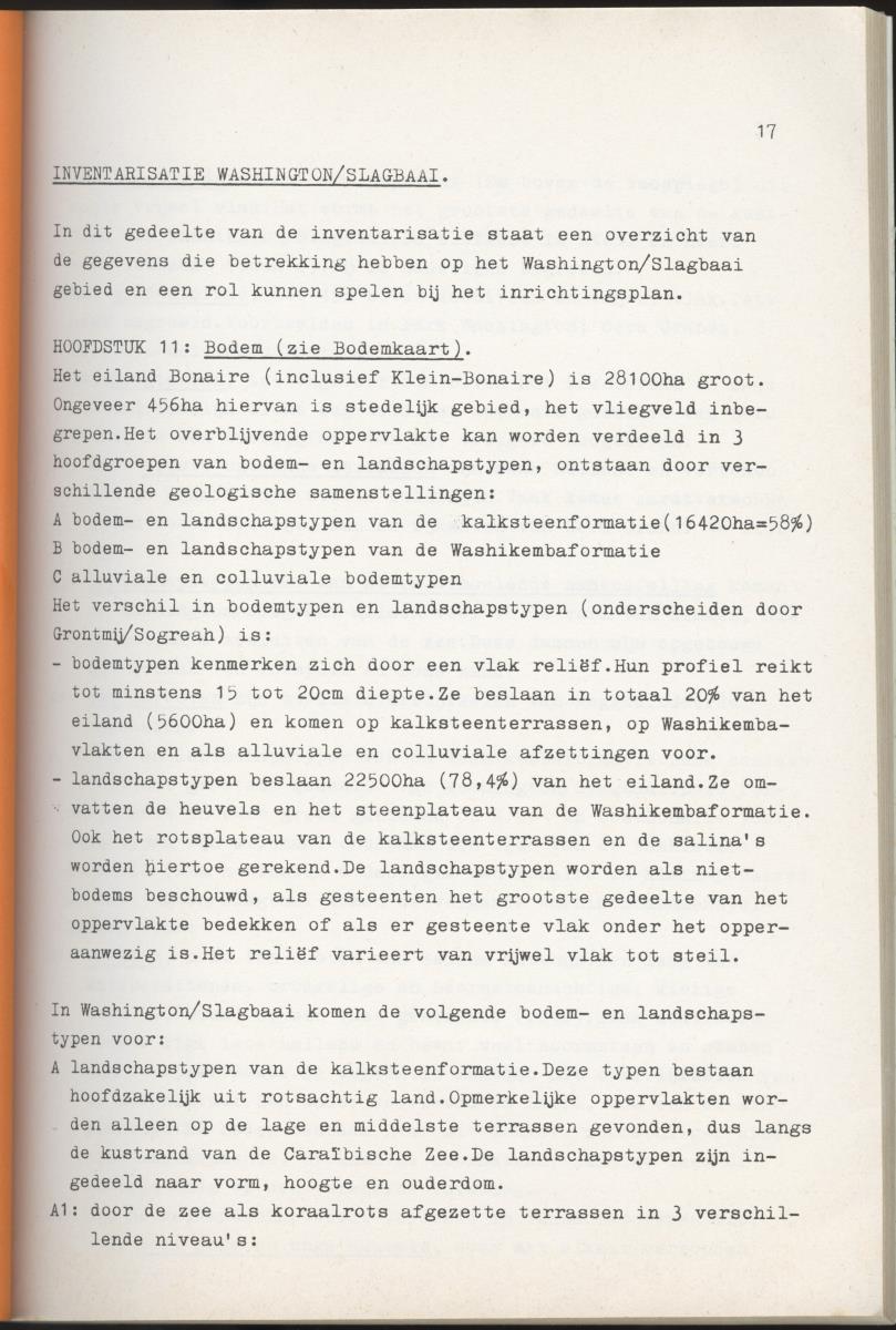 Inrichtingsplan voor het nationaal park Washington/Slagbaai - New Page