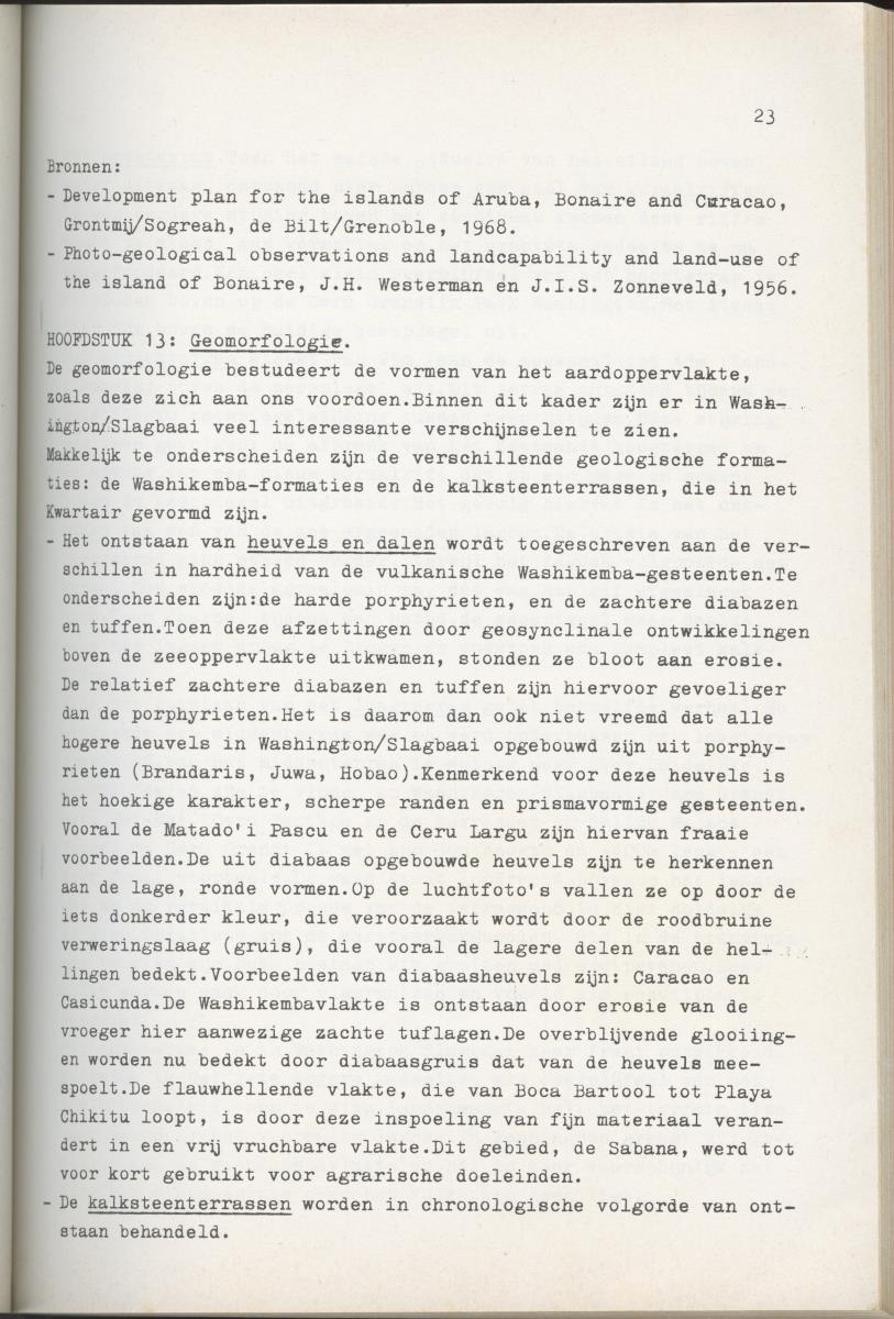 Inrichtingsplan voor het nationaal park Washington/Slagbaai - New Page