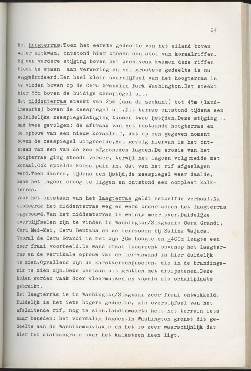 Inrichtingsplan voor het nationaal park Washington/Slagbaai - New Page