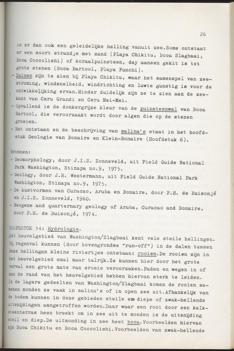 Inrichtingsplan voor het nationaal park Washington/Slagbaai - New Page