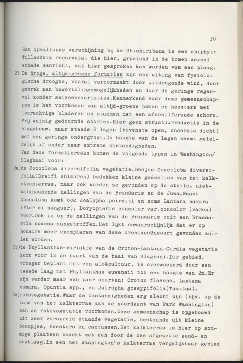 Inrichtingsplan voor het nationaal park Washington/Slagbaai - New Page