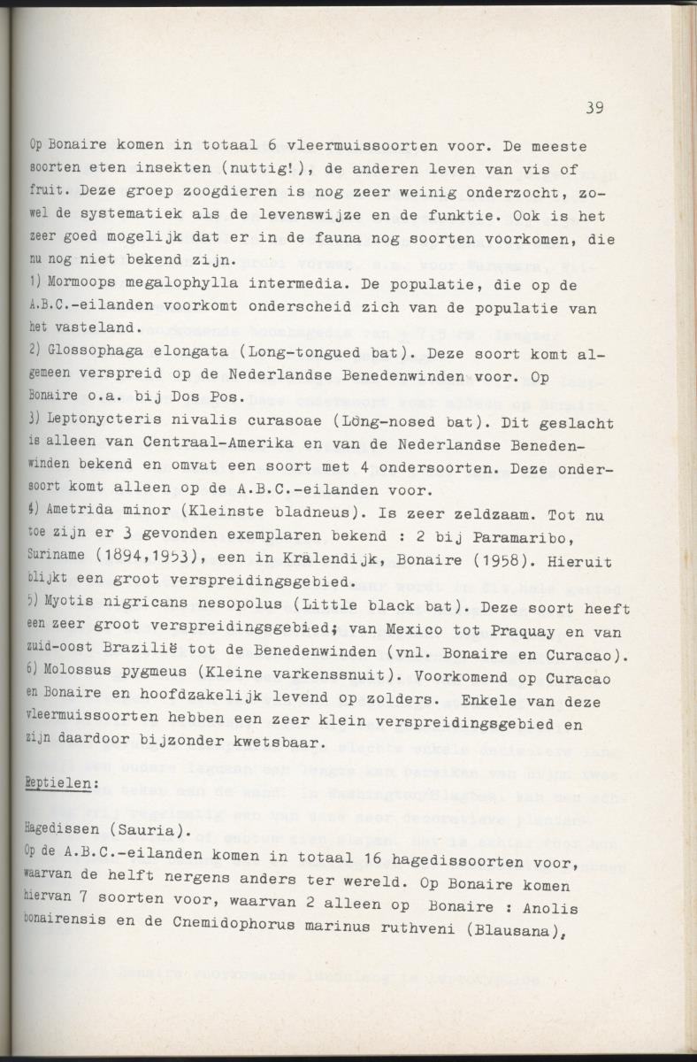 Inrichtingsplan voor het nationaal park Washington/Slagbaai - New Page