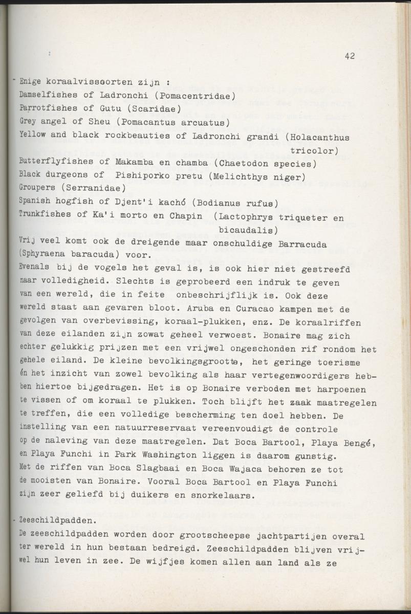 Inrichtingsplan voor het nationaal park Washington/Slagbaai - New Page