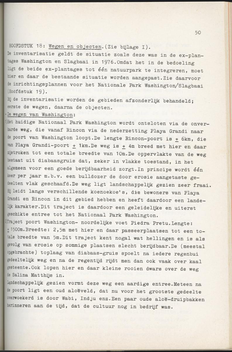 Inrichtingsplan voor het nationaal park Washington/Slagbaai - New Page