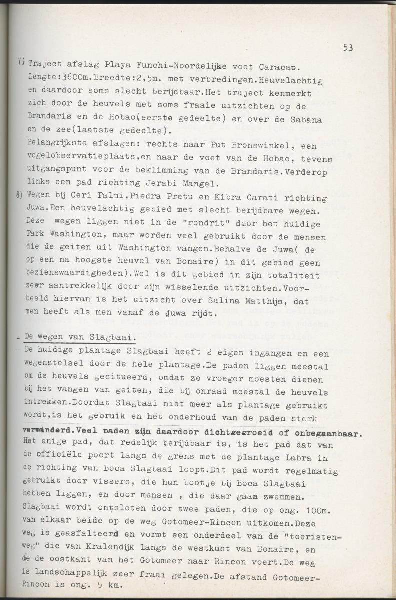 Inrichtingsplan voor het nationaal park Washington/Slagbaai - New Page