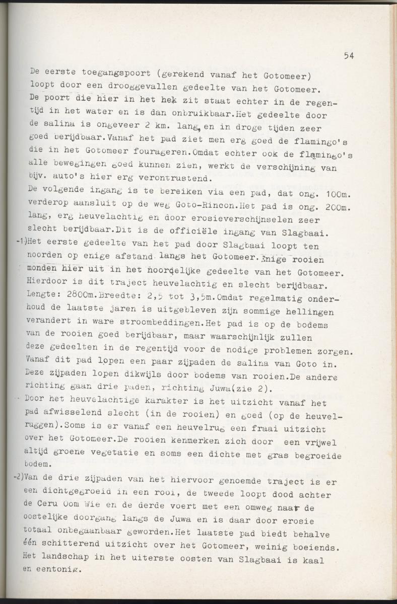 Inrichtingsplan voor het nationaal park Washington/Slagbaai - New Page