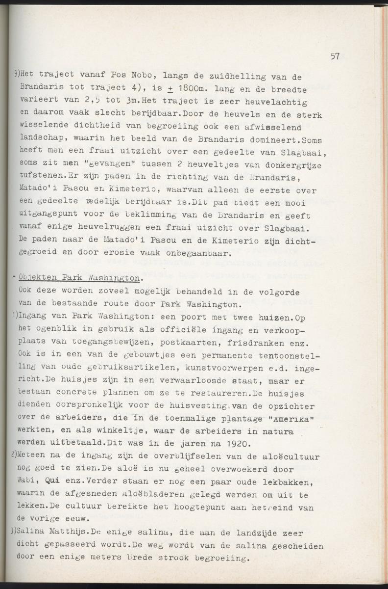 Inrichtingsplan voor het nationaal park Washington/Slagbaai - New Page