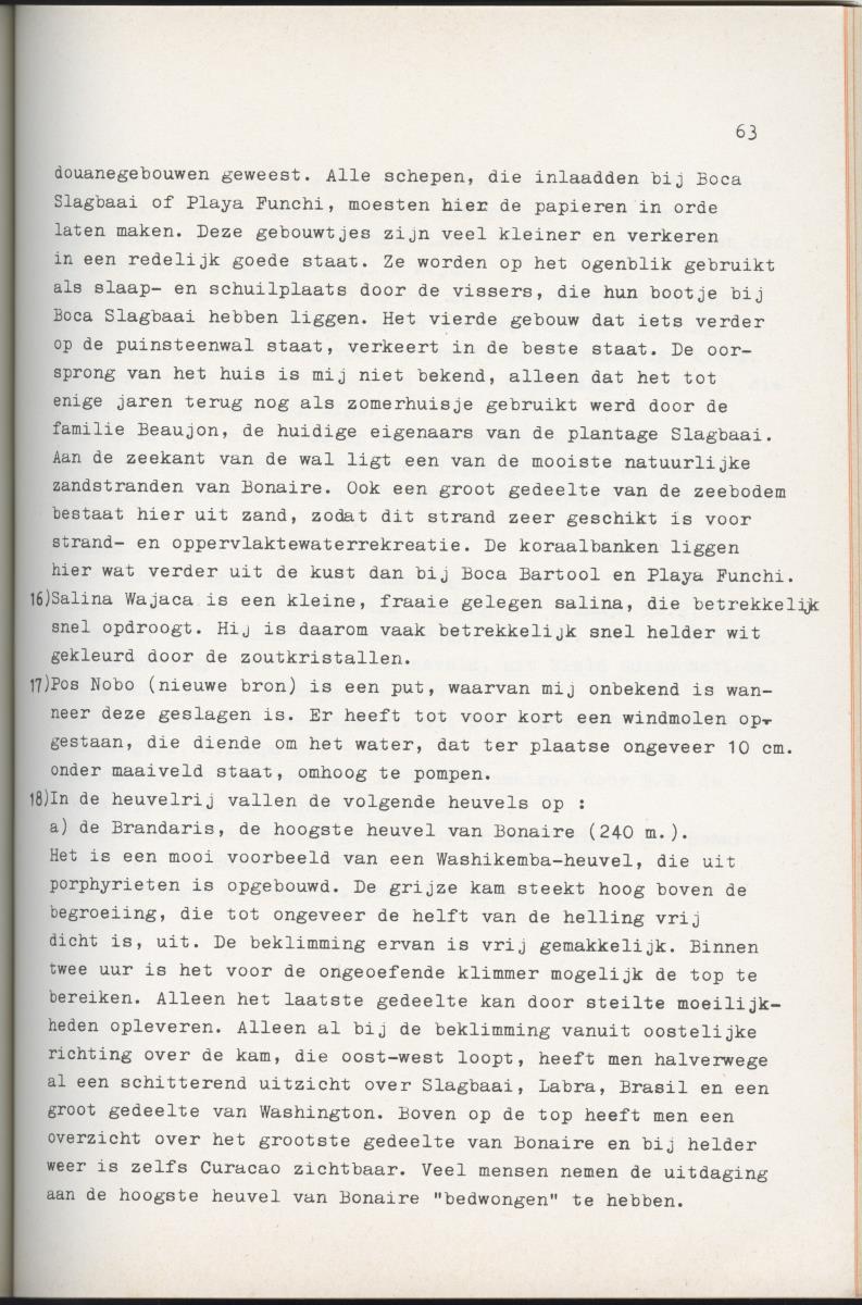 Inrichtingsplan voor het nationaal park Washington/Slagbaai - New Page