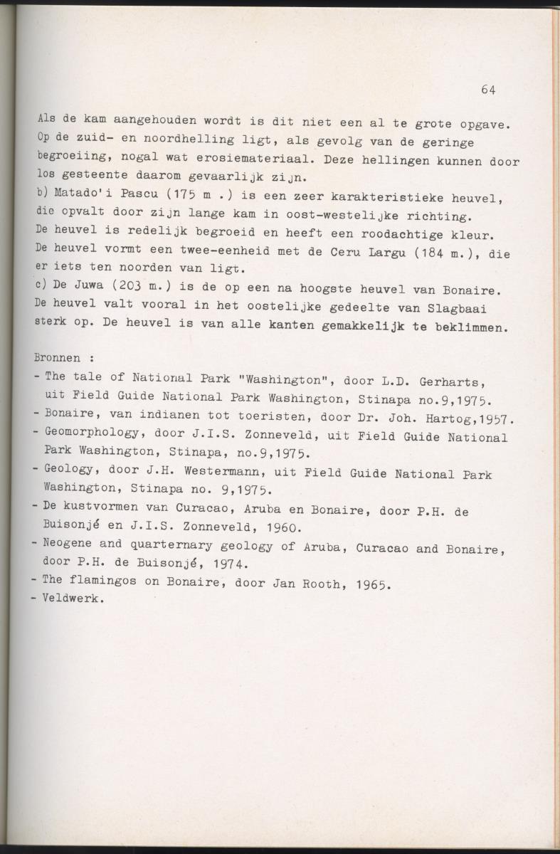 Inrichtingsplan voor het nationaal park Washington/Slagbaai - New Page