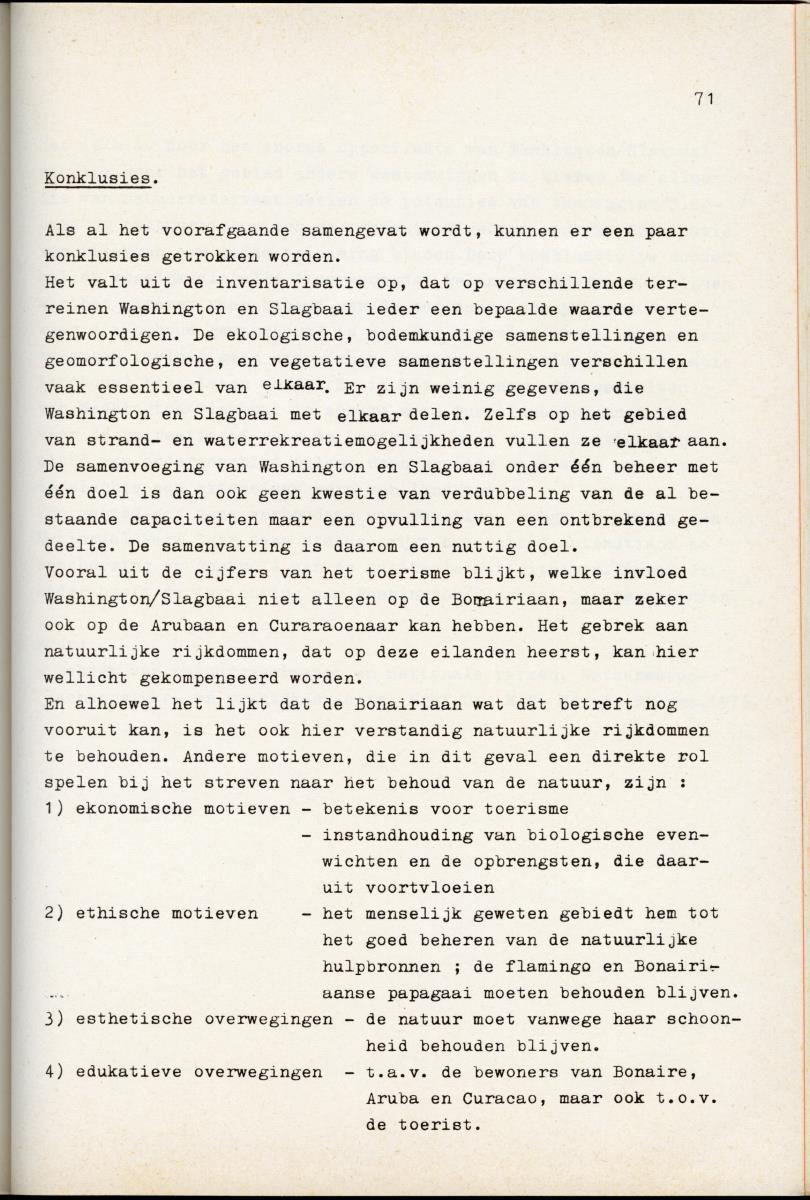 Inrichtingsplan voor het nationaal park Washington/Slagbaai - New Page