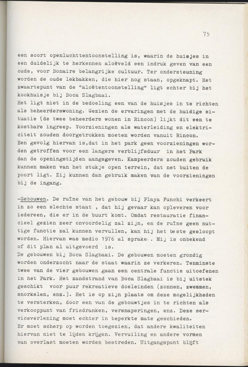 Inrichtingsplan voor het nationaal park Washington/Slagbaai - New Page