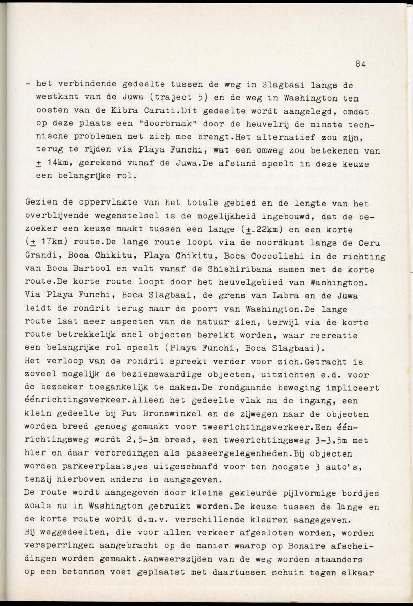 Inrichtingsplan voor het nationaal park Washington/Slagbaai - New Page