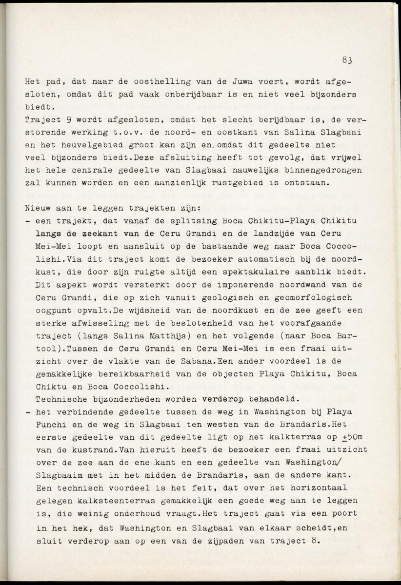 Inrichtingsplan voor het nationaal park Washington/Slagbaai - New Page