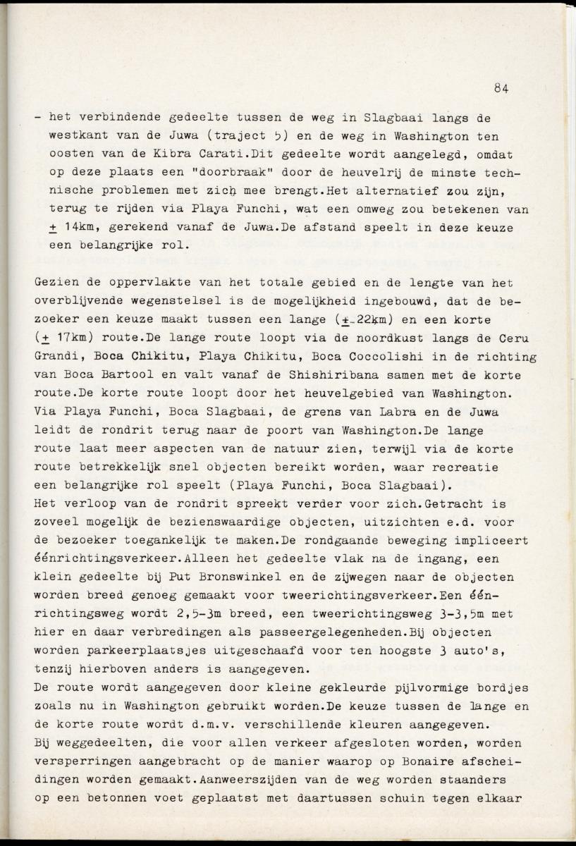 Inrichtingsplan voor het nationaal park Washington/Slagbaai - New Page