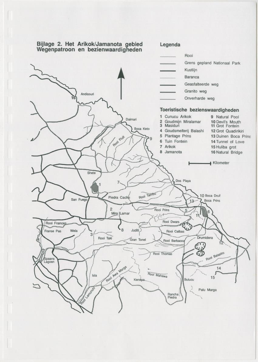 Het Arikok/Jamanota gebied - Natuurwaarden en toeristisch medegebruik - New Page