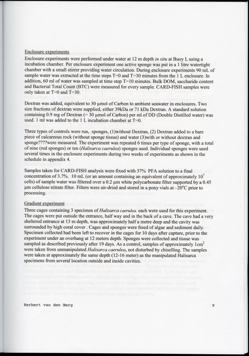 Examination of the removal of popysaccharides by encrusting sponges with an analysis of associated bacterial communities in the cryptic habitats on the coral reef - New Page