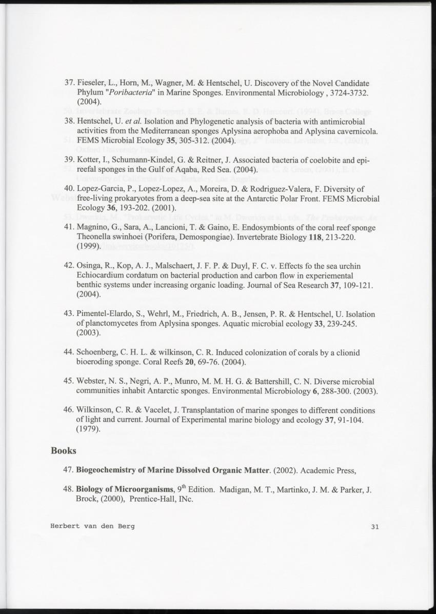 Examination of the removal of popysaccharides by encrusting sponges with an analysis of associated bacterial communities in the cryptic habitats on the coral reef - New Page