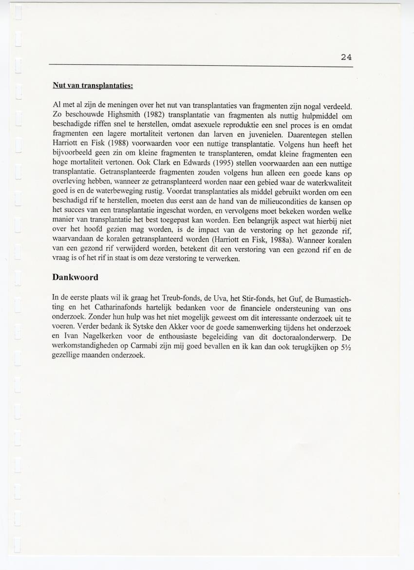 Transplantatie-experimenten met Madracis mirabilis - New Page