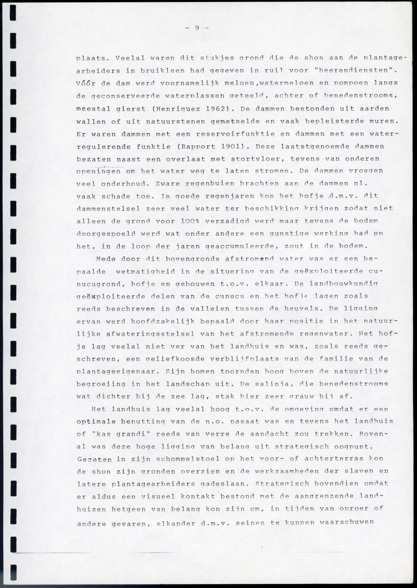 INRICHTINGSPLAN VOOR EEN "HOFFIE" EN "CUNUCU" OP DE PLANTAGE SAVONET OP CURACAO - New Page