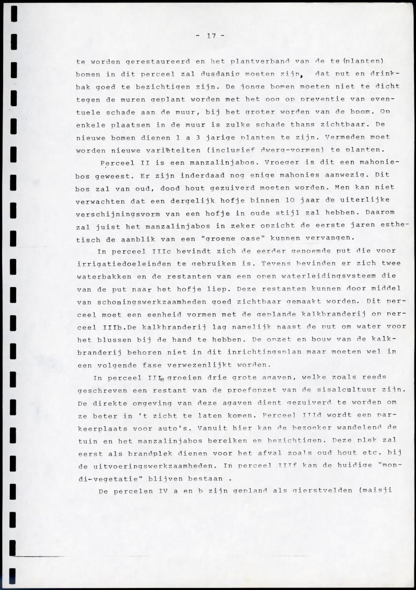 INRICHTINGSPLAN VOOR EEN "HOFFIE" EN "CUNUCU" OP DE PLANTAGE SAVONET OP CURACAO - New Page