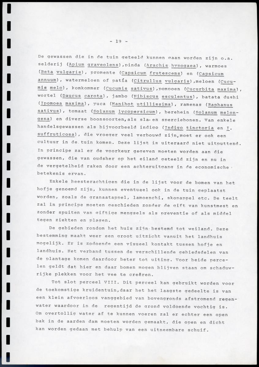 INRICHTINGSPLAN VOOR EEN "HOFFIE" EN "CUNUCU" OP DE PLANTAGE SAVONET OP CURACAO - New Page