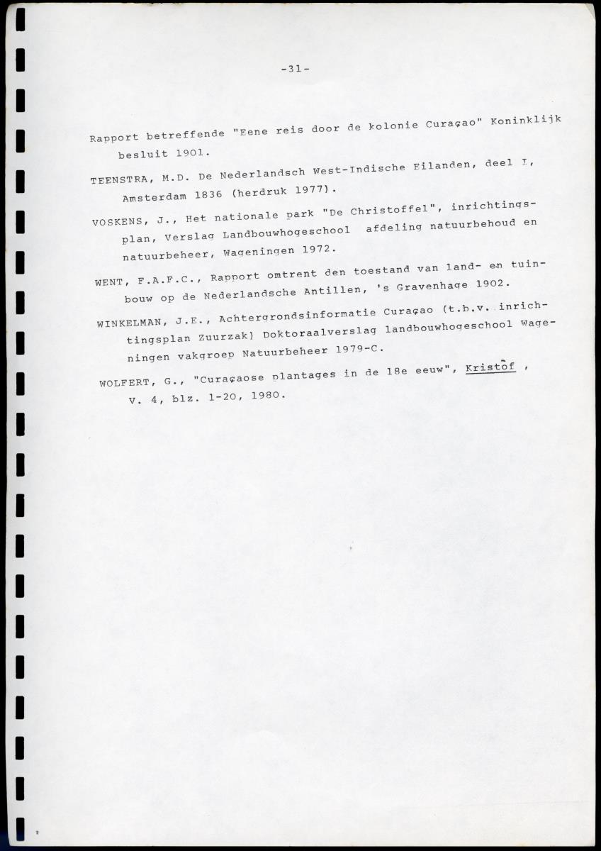 INRICHTINGSPLAN VOOR EEN "HOFFIE" EN "CUNUCU" OP DE PLANTAGE SAVONET OP CURACAO - New Page