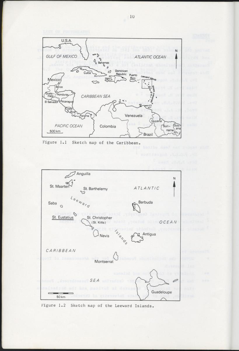 BIOTIC AND ABIOTIC COMPONENTS OF THE LANDSCAPES OF ST.EUSTATIUS (NETHERLANDS ANTILLES) - New Page