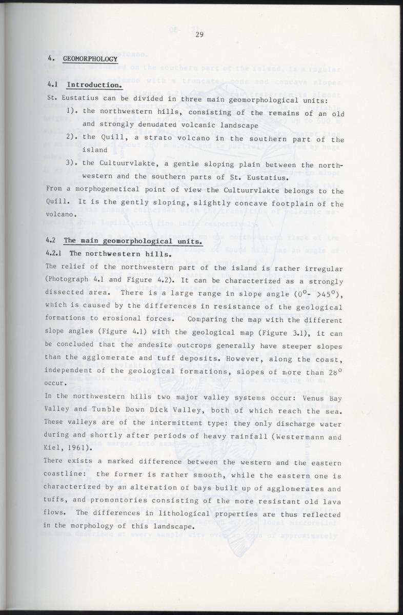BIOTIC AND ABIOTIC COMPONENTS OF THE LANDSCAPES OF ST.EUSTATIUS (NETHERLANDS ANTILLES) - New Page