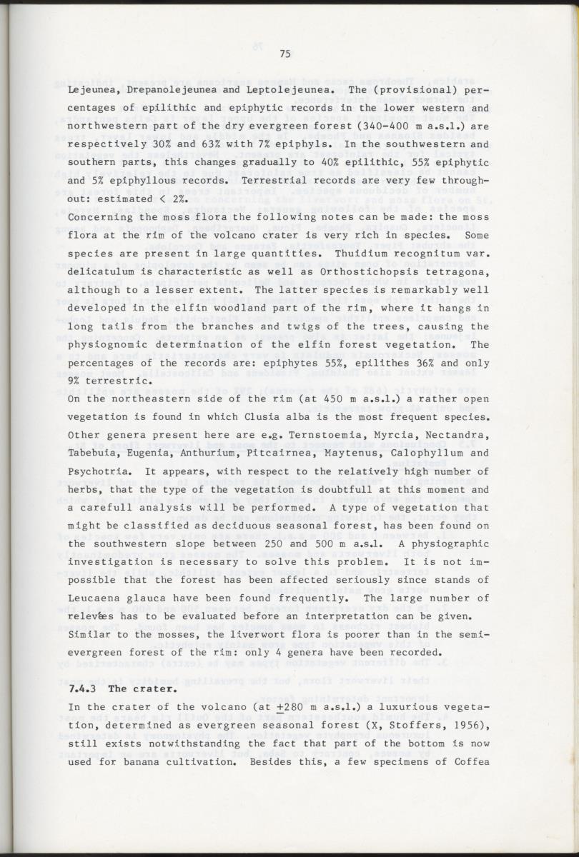 BIOTIC AND ABIOTIC COMPONENTS OF THE LANDSCAPES OF ST.EUSTATIUS (NETHERLANDS ANTILLES) - New Page