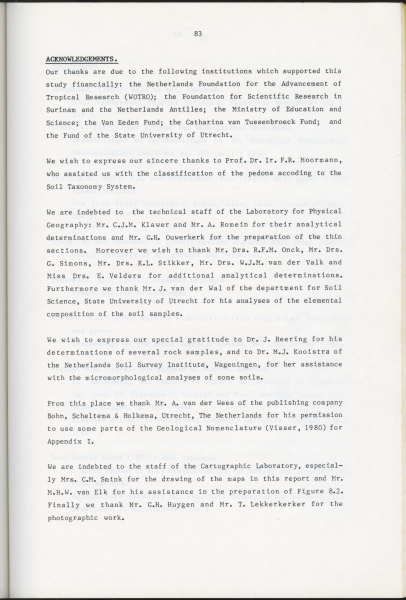 BIOTIC AND ABIOTIC COMPONENTS OF THE LANDSCAPES OF ST.EUSTATIUS (NETHERLANDS ANTILLES) - New Page