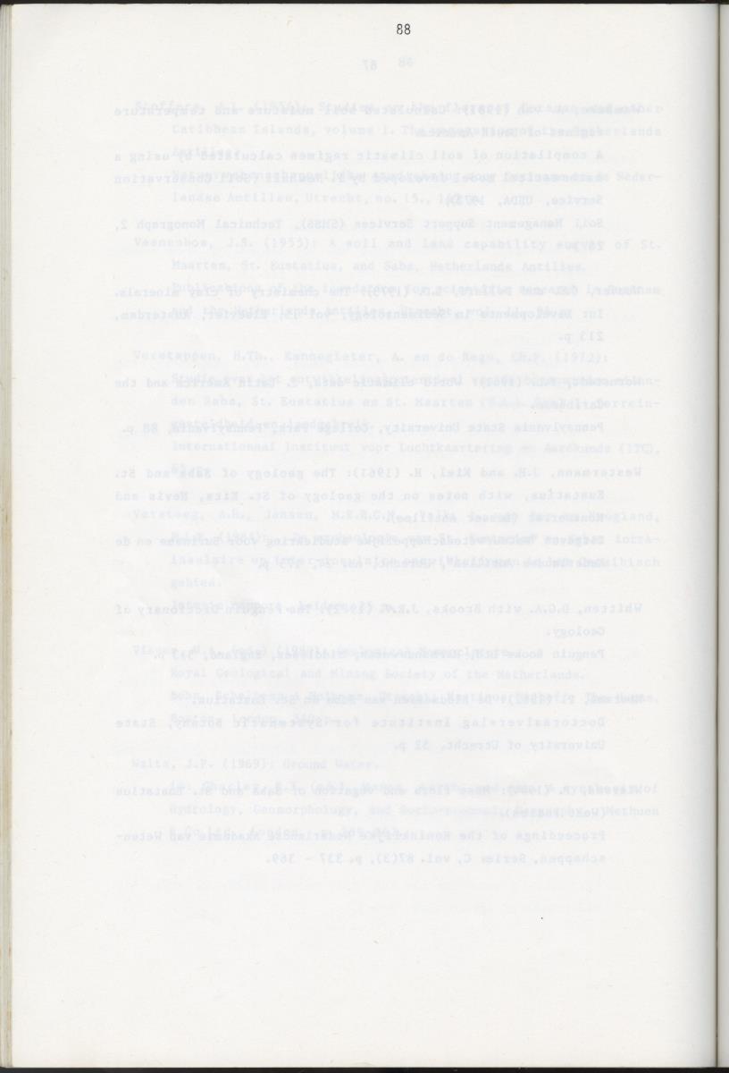 BIOTIC AND ABIOTIC COMPONENTS OF THE LANDSCAPES OF ST.EUSTATIUS (NETHERLANDS ANTILLES) - New Page