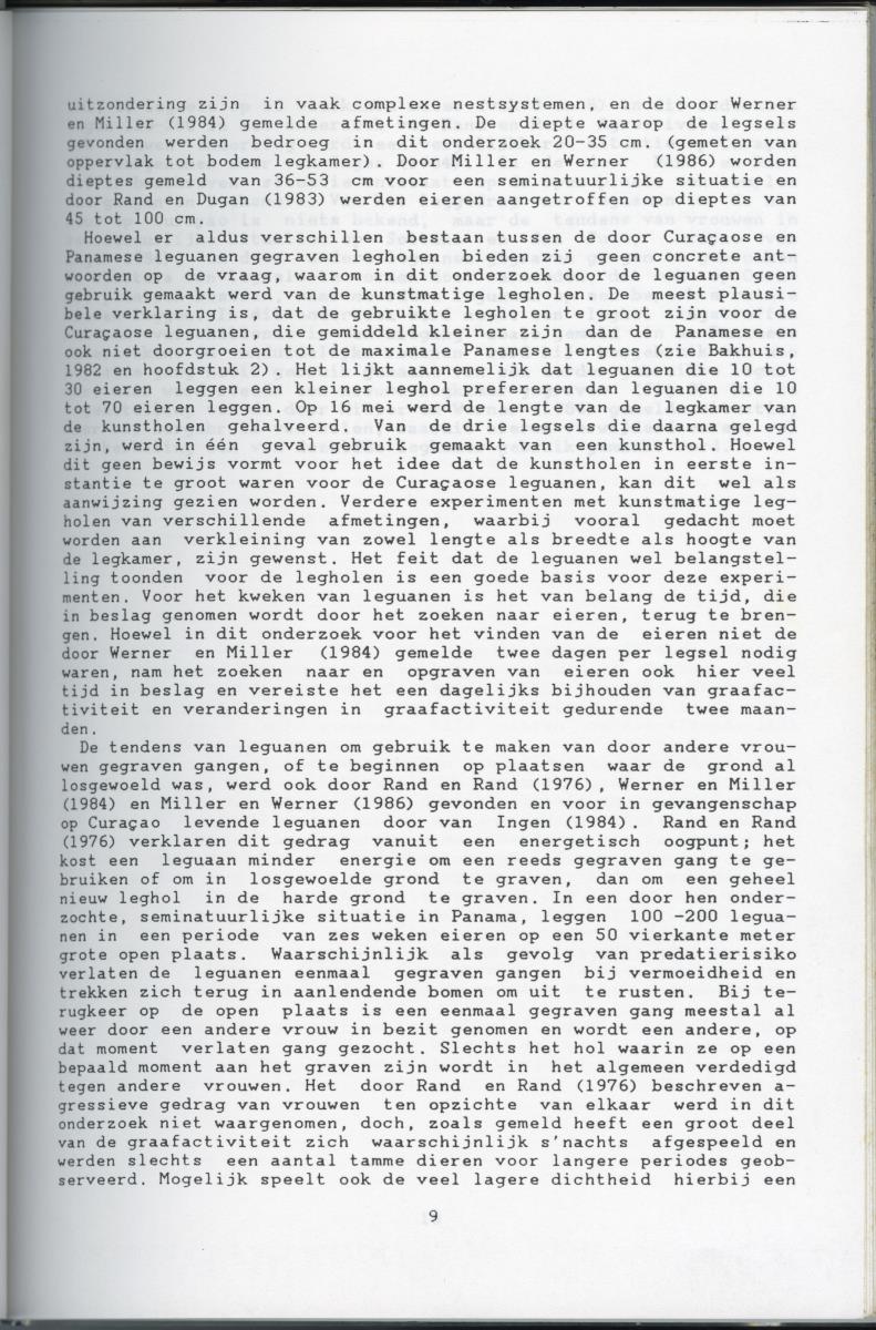 KWEEKEXPERIMENTEN MET DE GROENE LEGUAAN (IGUANA IGUANA) OP CURACAO - New Page