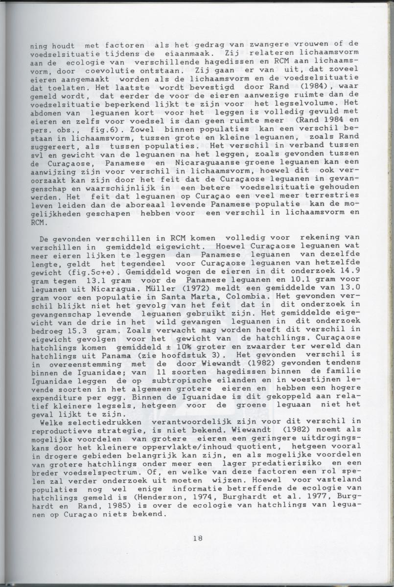 KWEEKEXPERIMENTEN MET DE GROENE LEGUAAN (IGUANA IGUANA) OP CURACAO - New Page