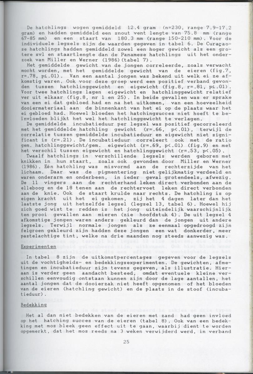 KWEEKEXPERIMENTEN MET DE GROENE LEGUAAN (IGUANA IGUANA) OP CURACAO - New Page