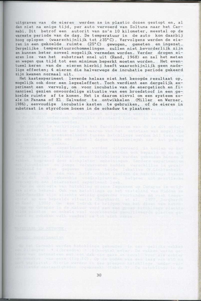 KWEEKEXPERIMENTEN MET DE GROENE LEGUAAN (IGUANA IGUANA) OP CURACAO - New Page