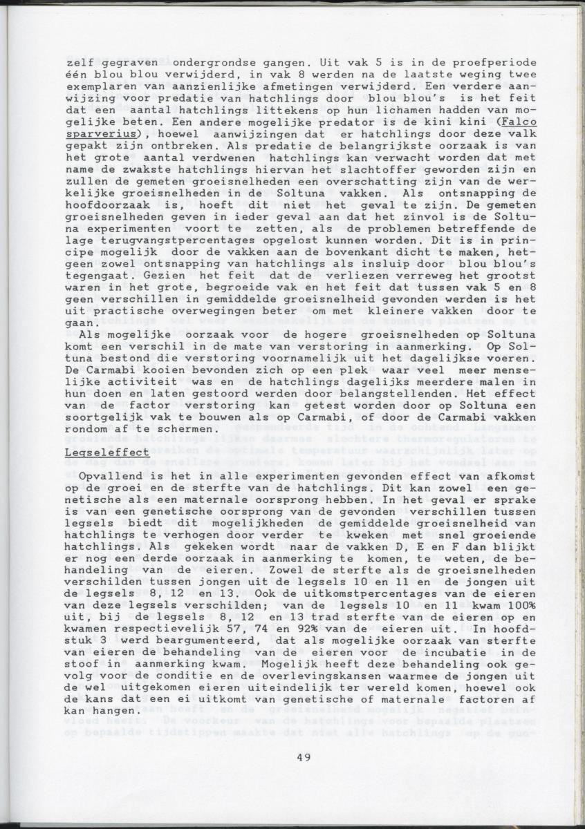 KWEEKEXPERIMENTEN MET DE GROENE LEGUAAN (IGUANA IGUANA) OP CURACAO - New Page