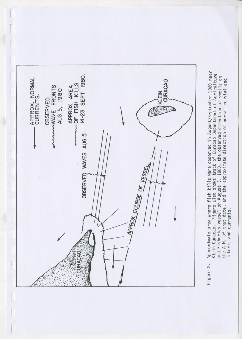 Z-A report on observed recent fish mortalities in the Netherlands Antilles as the relate to the regional problem - New Page