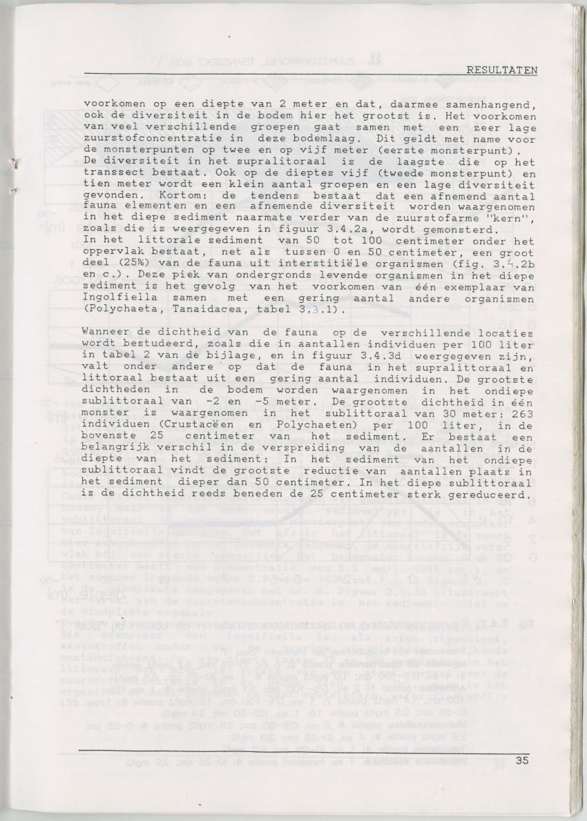 Het voorkomen van Stygofauna en andere organismen (Crustacea, Polychaeta) in relatie met het zuurstofgehalte in de bodem - New Page
