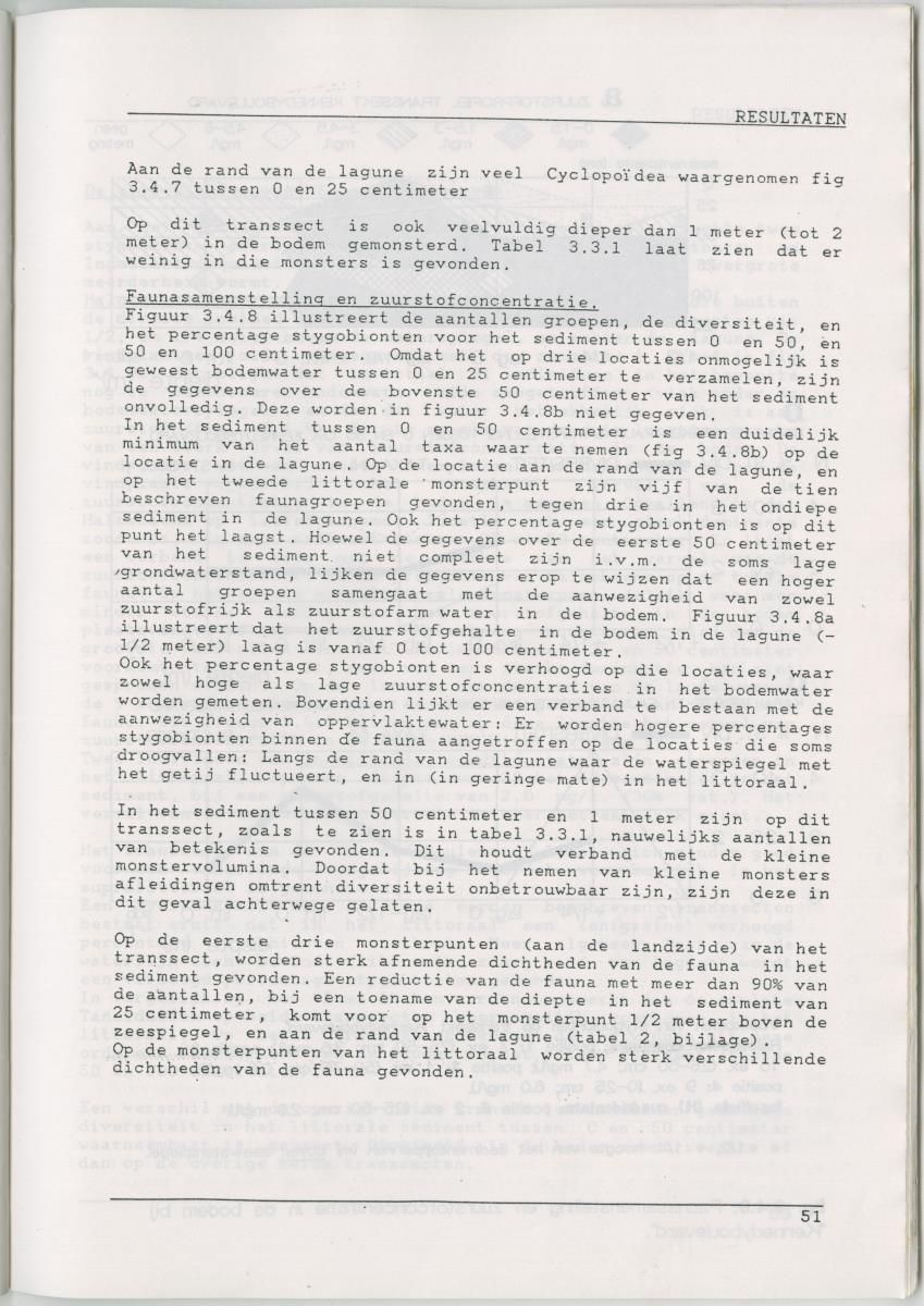 Het voorkomen van Stygofauna en andere organismen (Crustacea, Polychaeta) in relatie met het zuurstofgehalte in de bodem - New Page