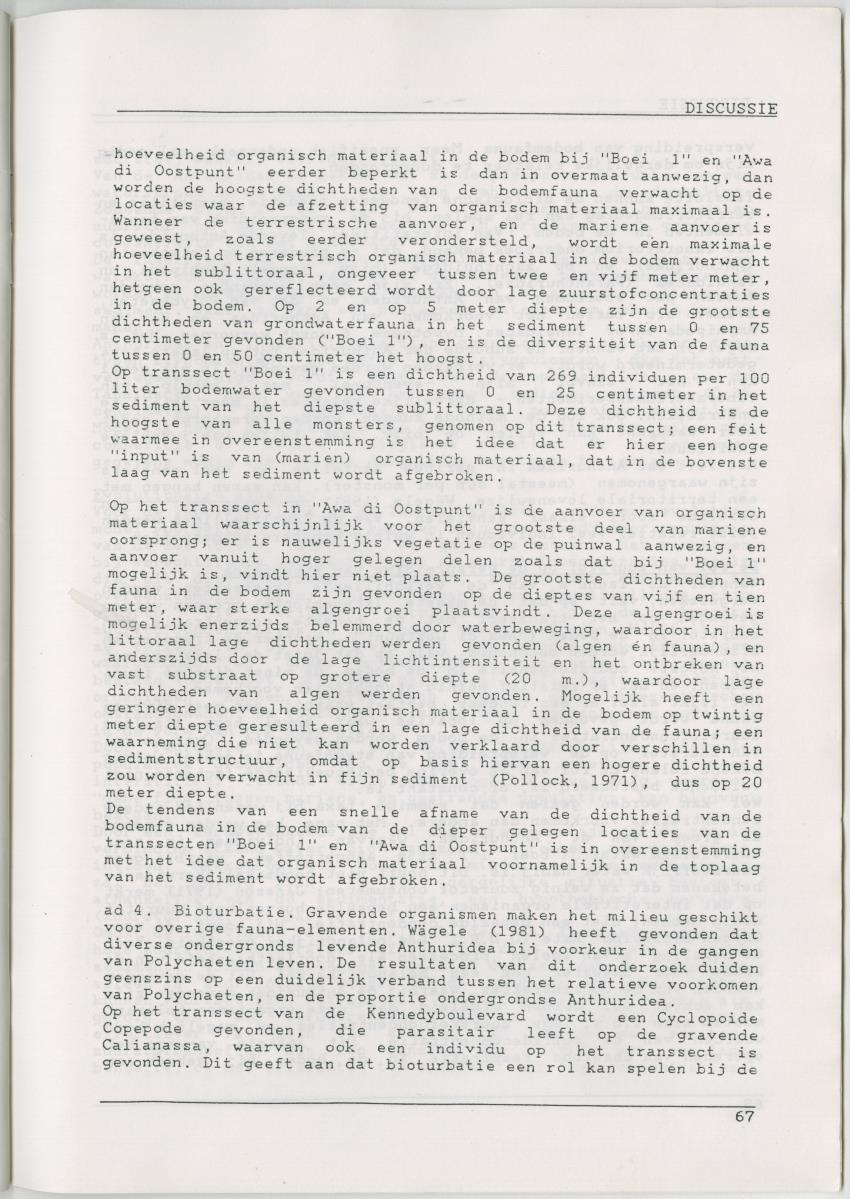 Het voorkomen van Stygofauna en andere organismen (Crustacea, Polychaeta) in relatie met het zuurstofgehalte in de bodem - New Page