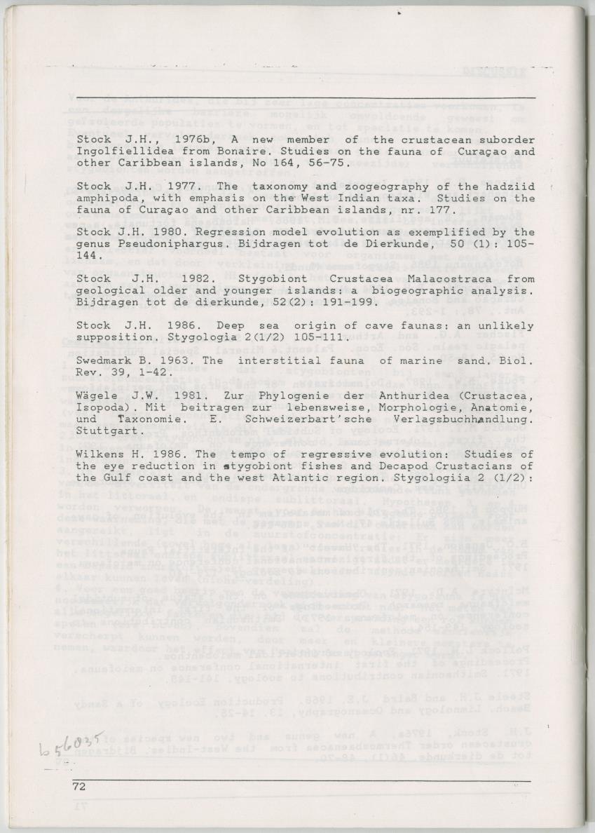 Het voorkomen van Stygofauna en andere organismen (Crustacea, Polychaeta) in relatie met het zuurstofgehalte in de bodem - New Page