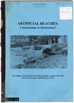 Artificial Beaches: Construction or destruction? - Proceedings of the 1st Reef Care Curacao Seminar