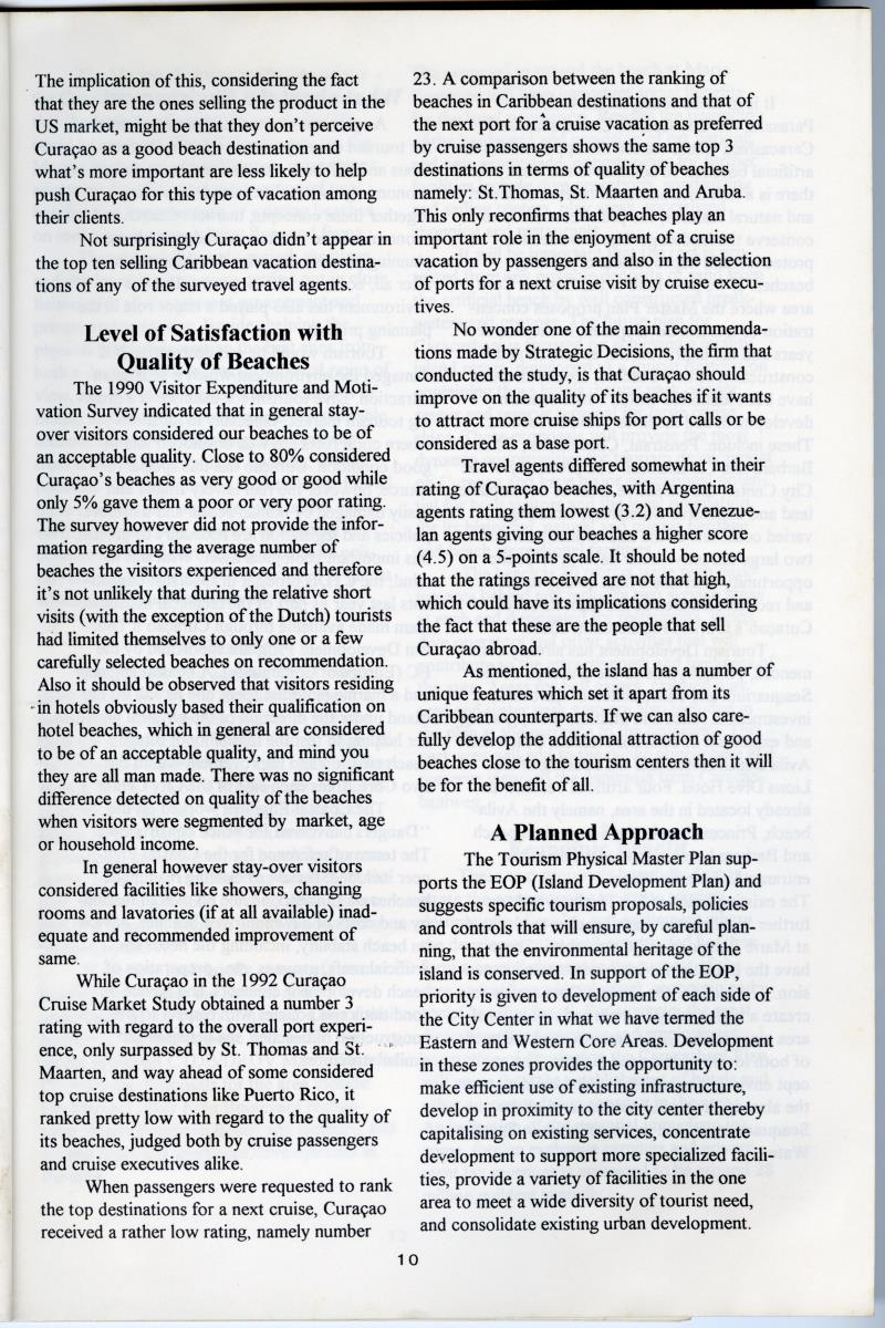 Artificial Beaches: Construction or destruction? - Proceedings of the 1st Reef Care Curacao Seminar - New Page