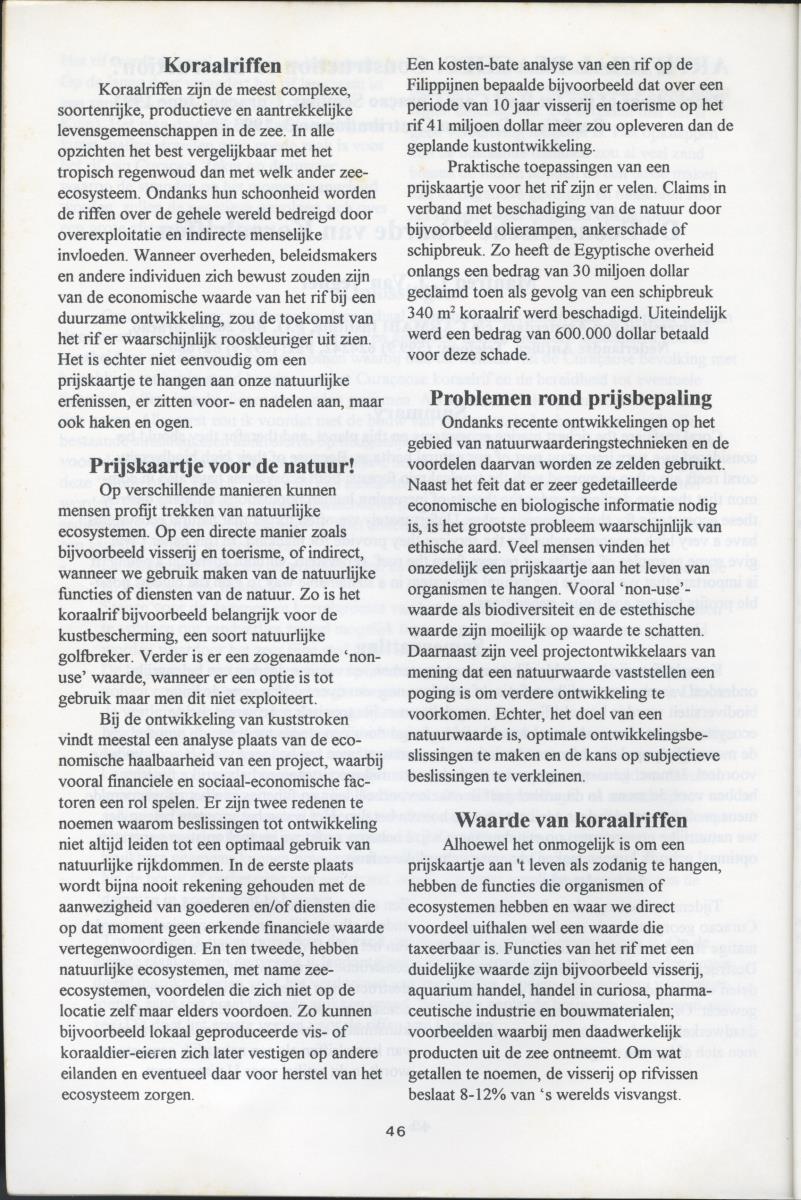 Artificial Beaches: Construction or destruction? - Proceedings of the 1st Reef Care Curacao Seminar - New Page