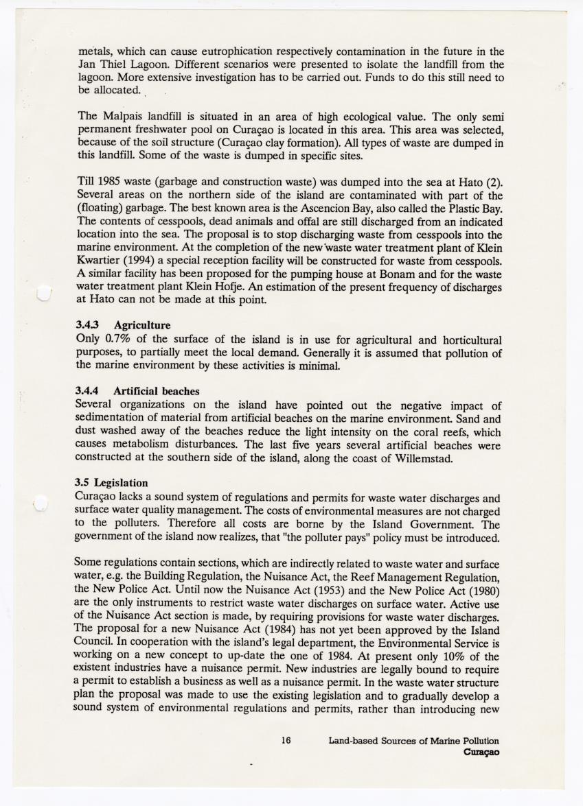 Inventory of the Land-based Source of Marine Pollution - New Page