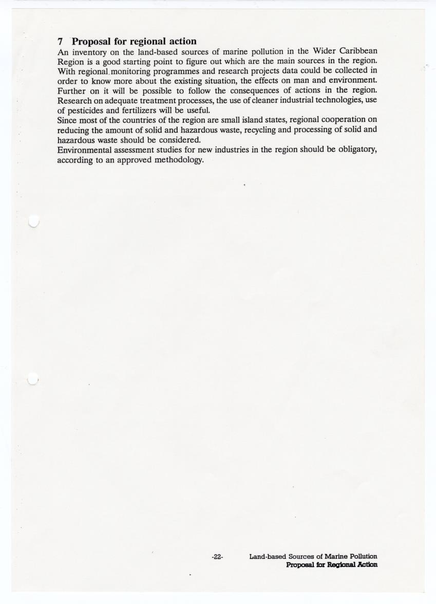 Inventory of the Land-based Source of Marine Pollution - New Page