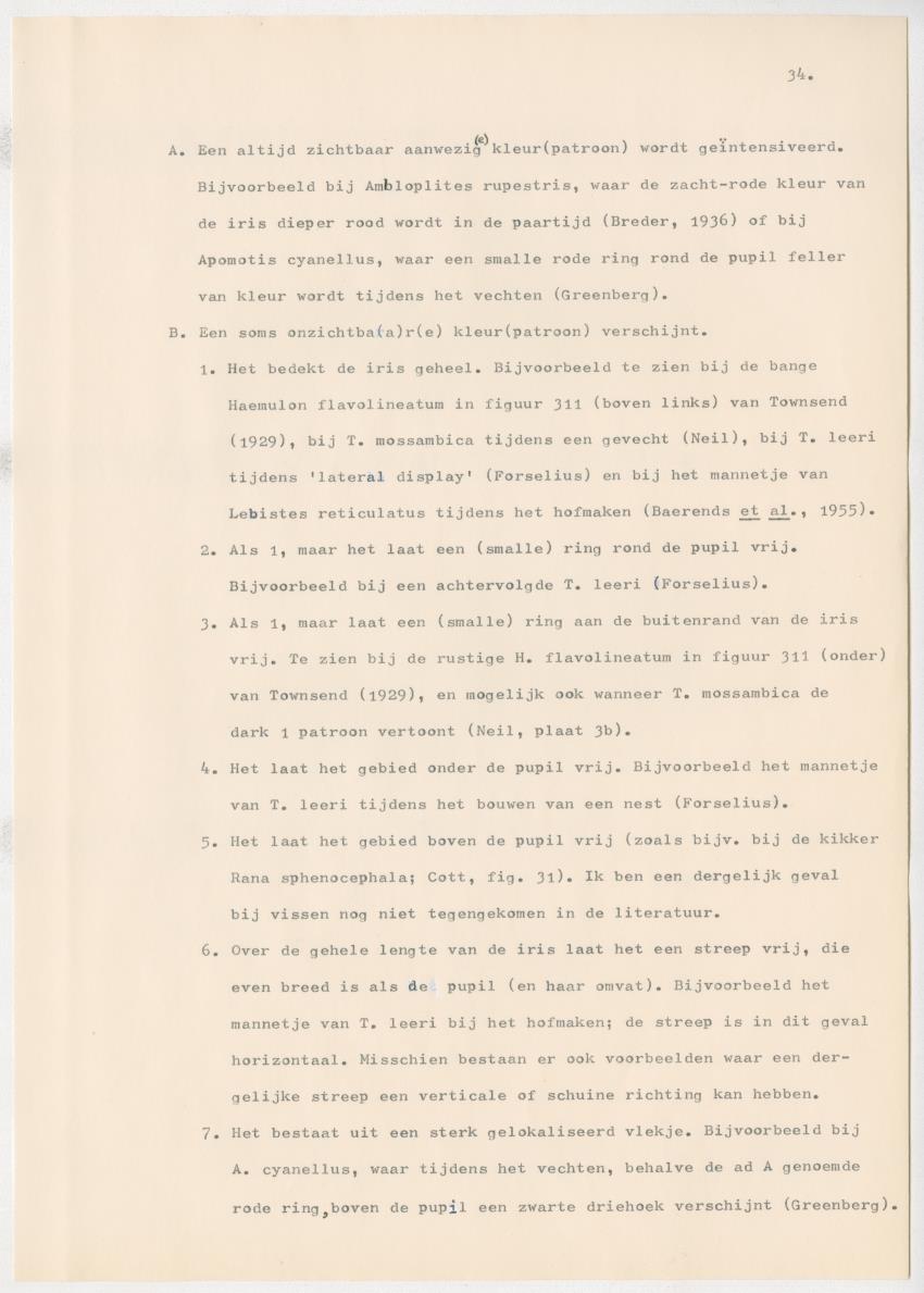 Het kleurgedrag van de normale en blinde vis, Pseudupeneus maculatus, in gevangenschap - New Page